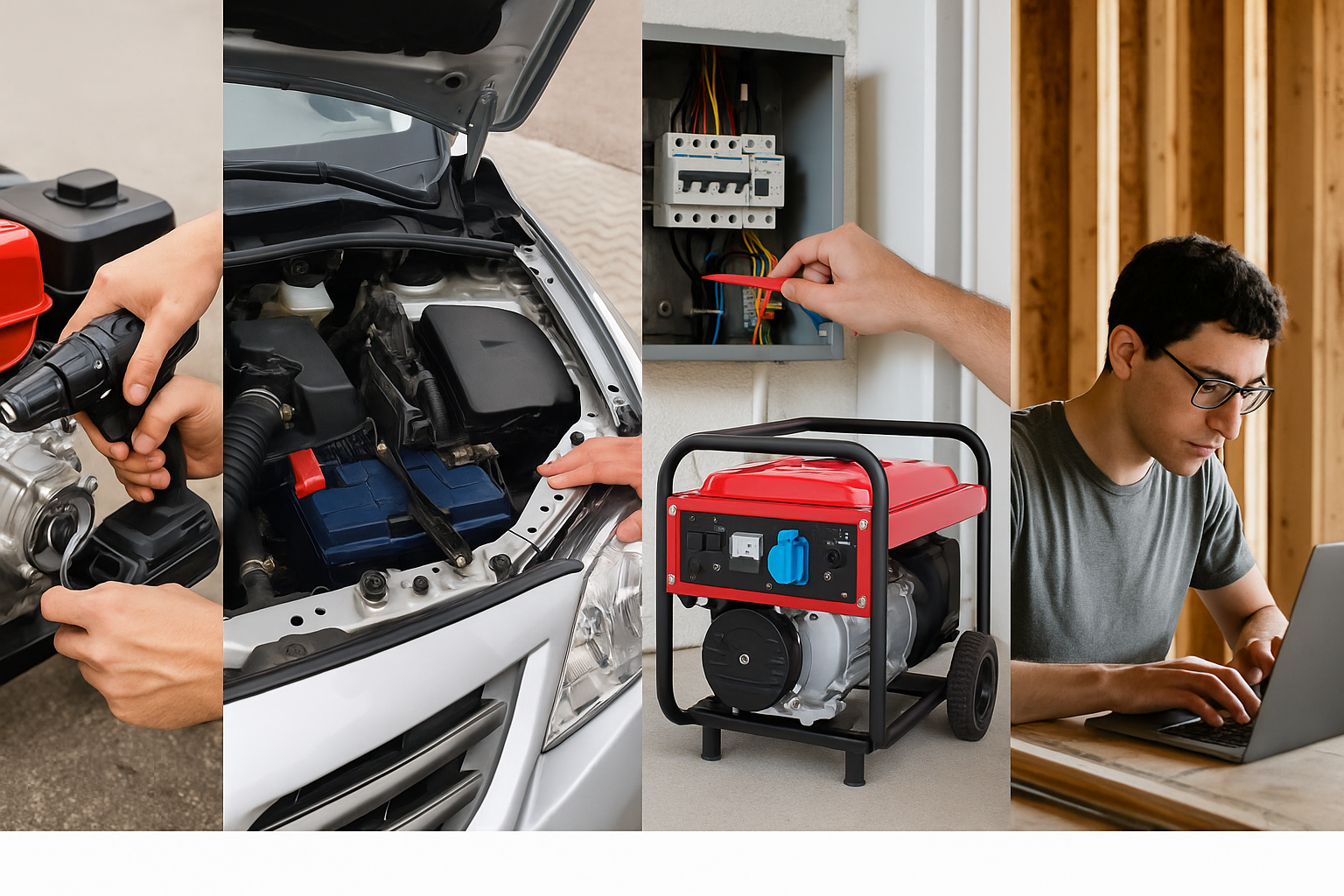 Generator troubleshooting help for portable power, engines, and electrical problems